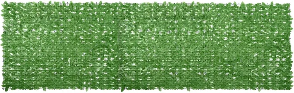 vidaXL zöld leveles erkélyparaván 600 x 150 cm