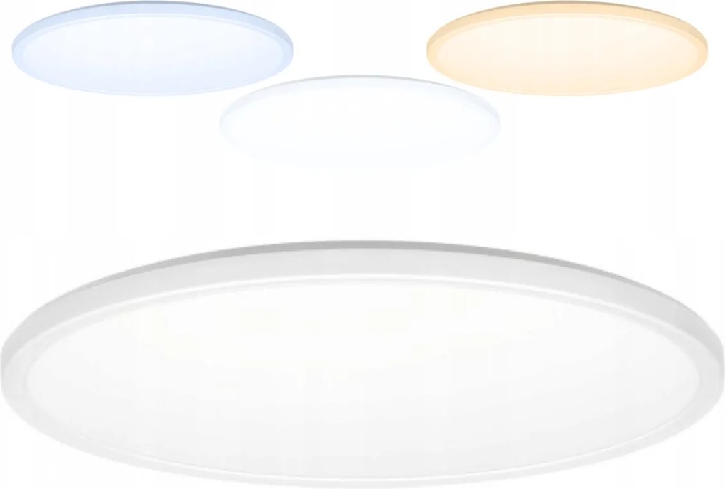 Fürdőszobai Led lámpa kültéri kerek fehér 30cm 18W 3 szín 1200lm Kobi