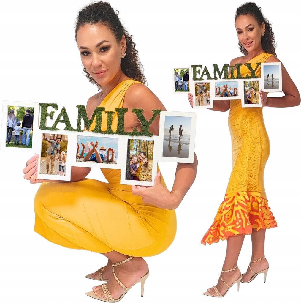 Fából Készült Moha Képkeret Moha Kép Multikeret Family XL