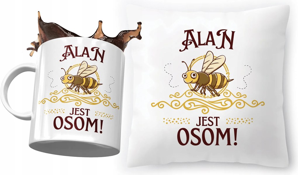 Alana párna ajándék bögre szett fényképes nyomtatással