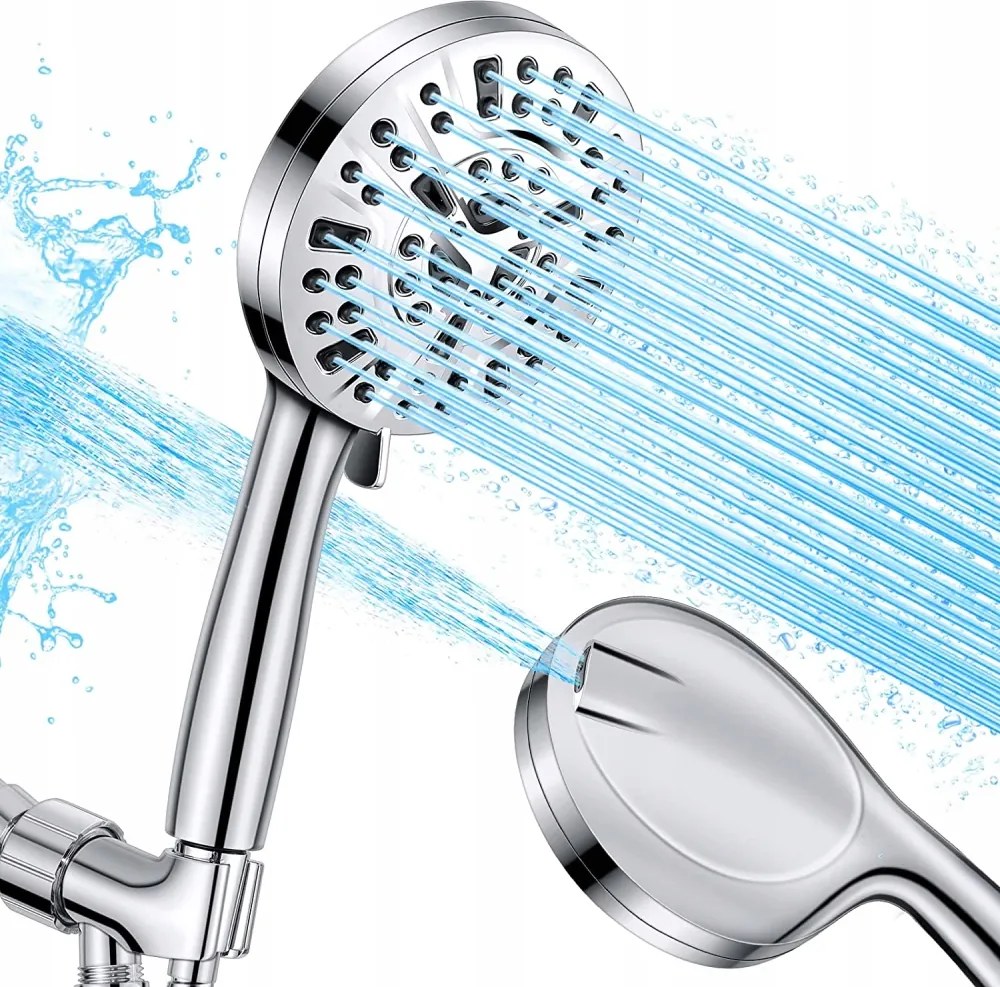 Nagy nyomású zuhanyfej kézi zuhanyrózsával