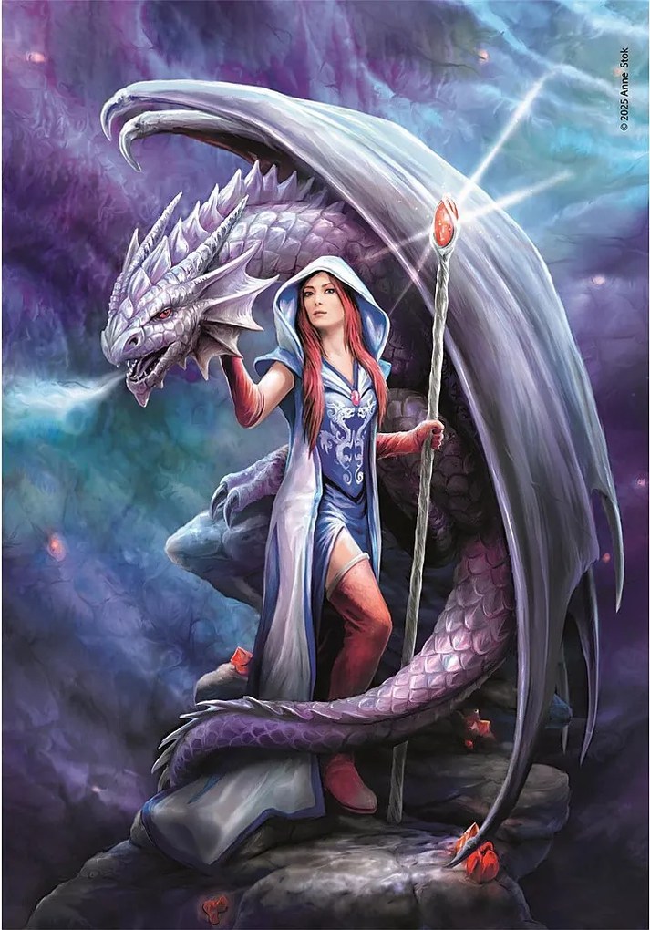 Anne Stokes Dragon Mage 1000 db-os Compact puzzle Clementoni