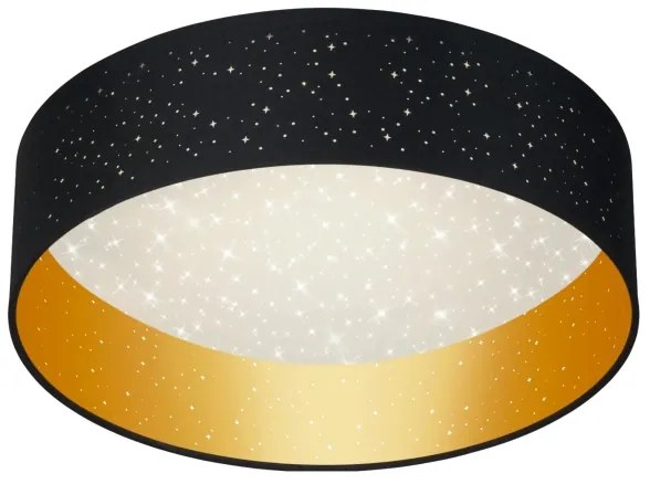 LED Mennyezeti lámpa TULUZA LED/24W/230V á. 40 cm fekete