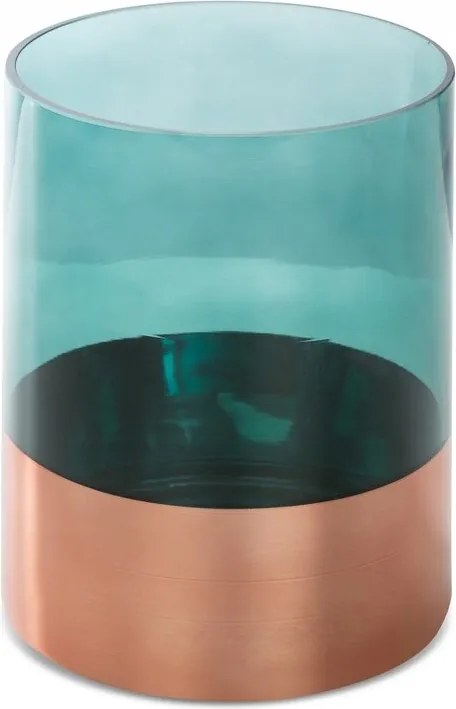 Dekorációs gyertyatartó SALVIA8 15x20 zsálya réz, henger alakú