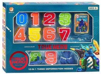 Transformer Betű Játék Készlet 1-4 és 5-9 választható