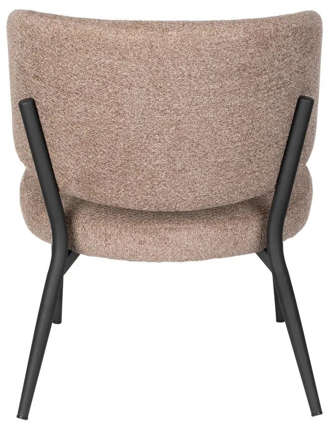 Világosbarna fotel Sanne – White Label