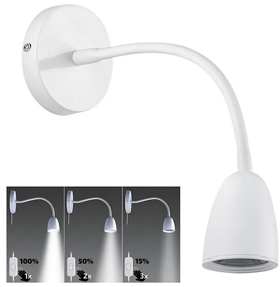 Brilagi Brilagi - LED állítható fényerőjű flexibilis lámpa LED/4W/230V fehér BG0255