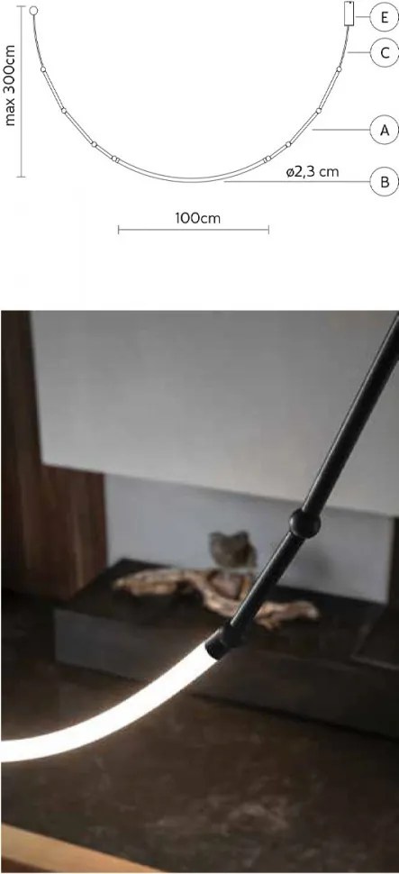KARMAN SE293BNEXT Modern Függesztett Lámpa LED IP65