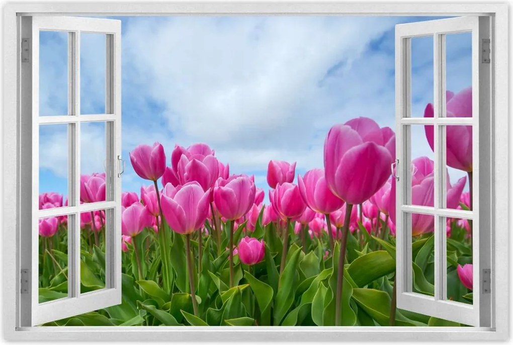 Poszterek 90x60 Tulipánok Virágok