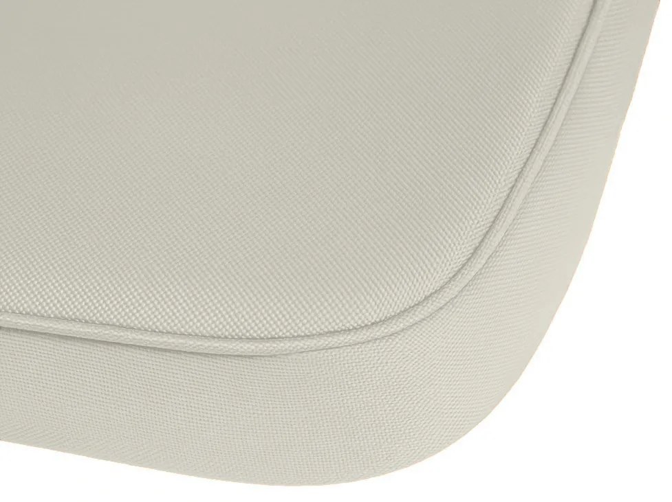 Kültéri széktámla párna VIREON 44x45 cm, elefántcsont színű