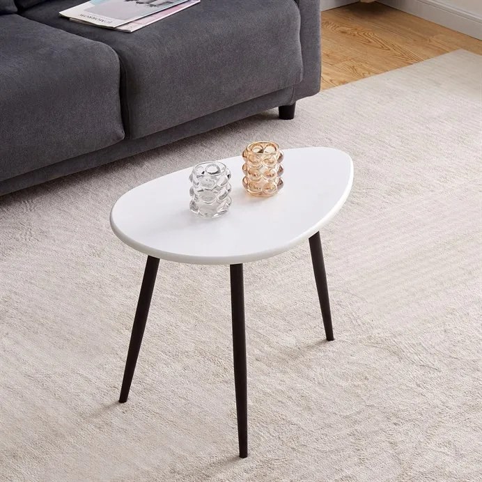 Lerakóasztal 60 × 40 × 45 cm, MDF, fehér AF-3011 WT