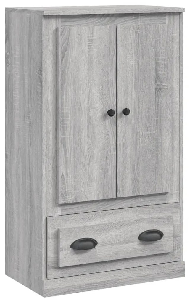 szürke sonoma szerelt fa magasszekrény 60x35,5x103,5 cm