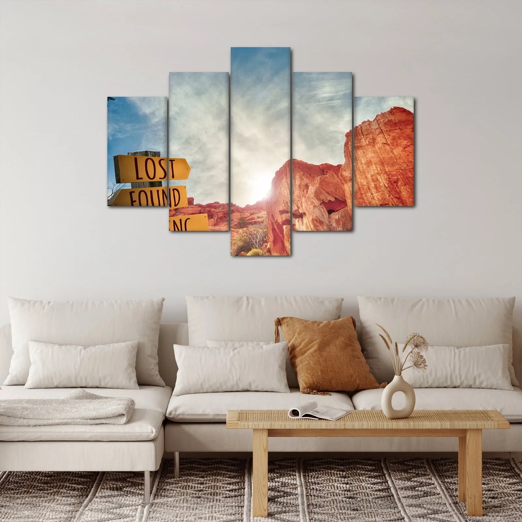 Mutatók felirattal képe (150x105 cm)