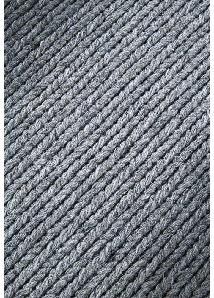 Szürke kézi szövésű gyapjú kerek szőnyeg ø 200 cm Francois – Villeroy&amp;Boch