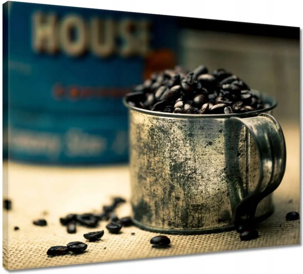 Vászonkép 50x40 Kávé Kaffe