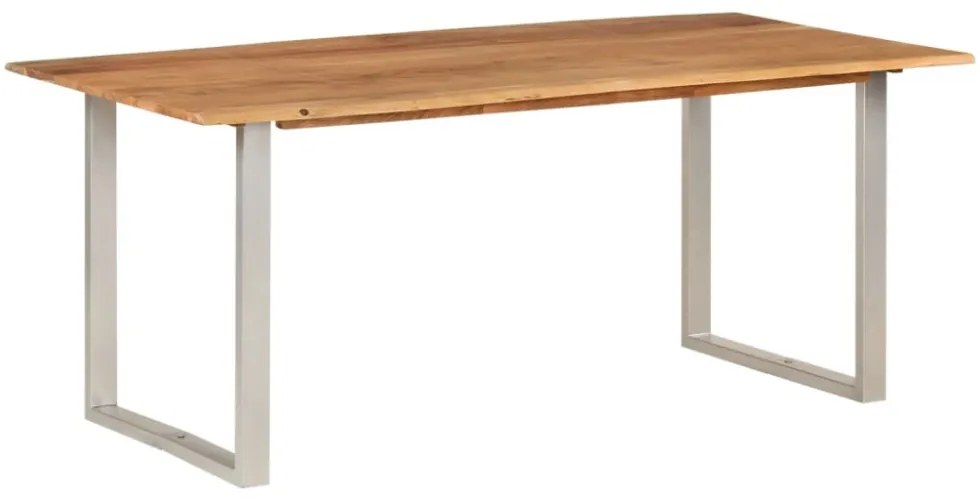 tömör akácfa étkezőasztal 180 x 90 x 76 cm