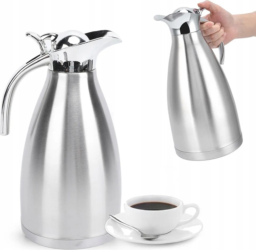 Termosz Kancsó 2L Konferencia Acél termosz, kávés és teás kancsó