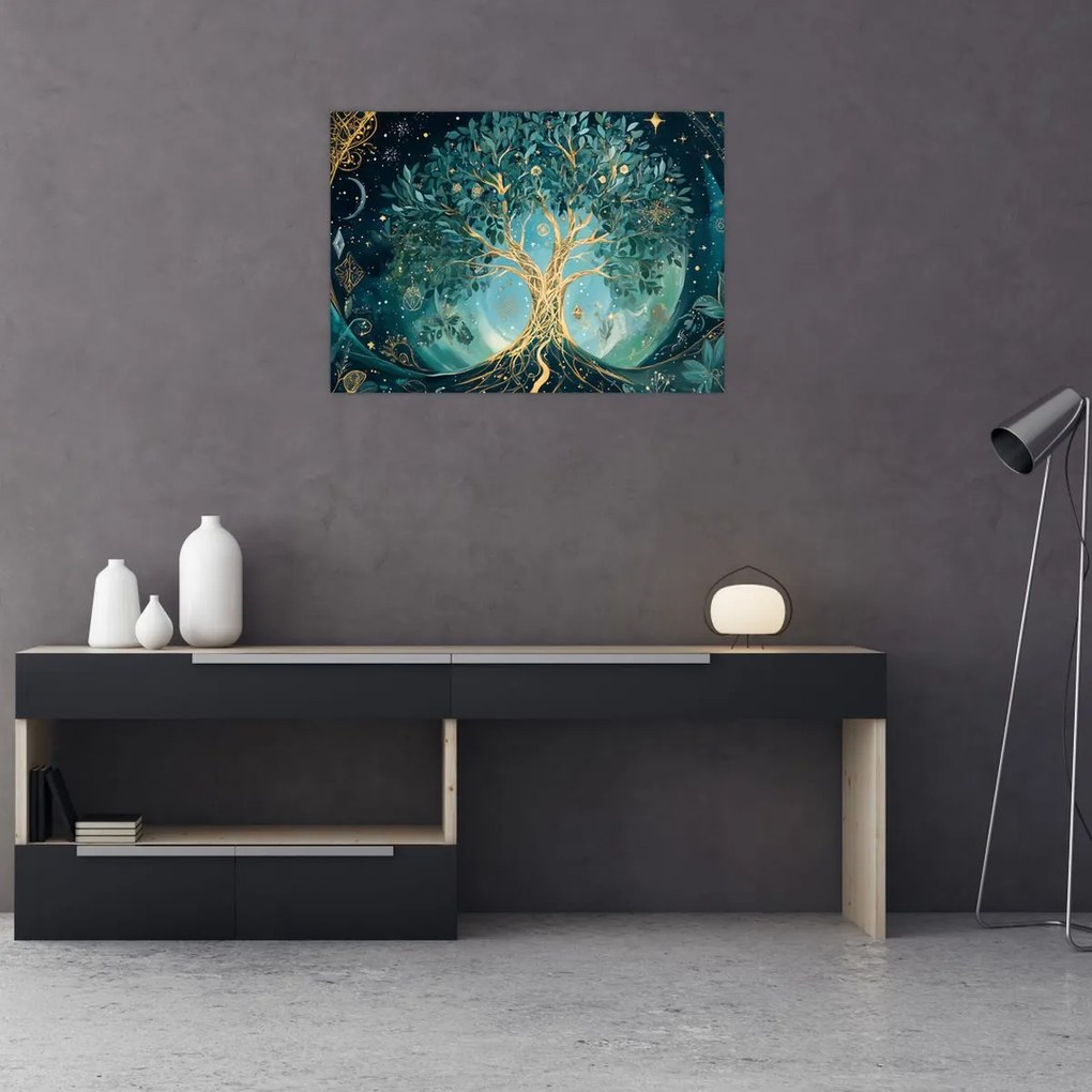 Kép – Életfa az univerzumban (70x50 cm)