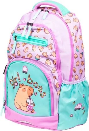 Hátizsák, 1-4. osztályos, LIZZYSULI Active+ Lollipop, Capybara (TICIHTLACB)