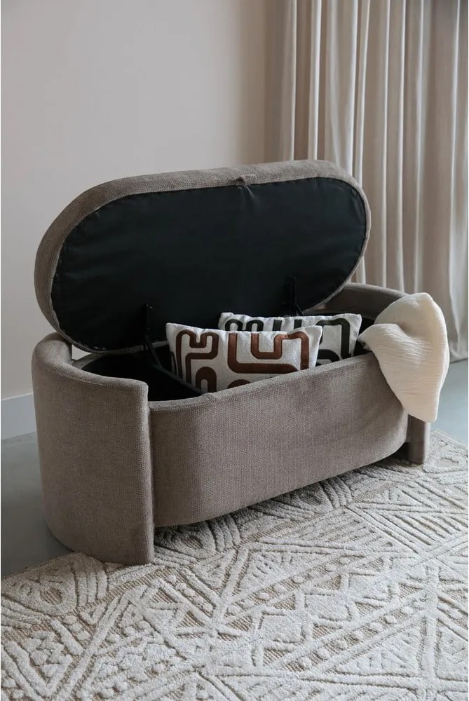 Világosbarna pad Miro – White Label