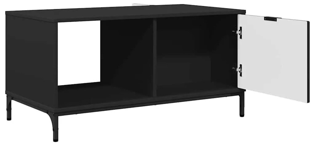 Dohányzóasztal Fekete 90 x 49 x 46 cm Faanyag