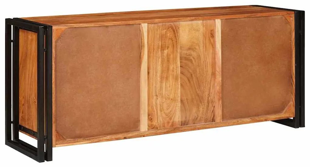 TV szekrény Barna 120 x 30 x 50 cm tömör akácfa