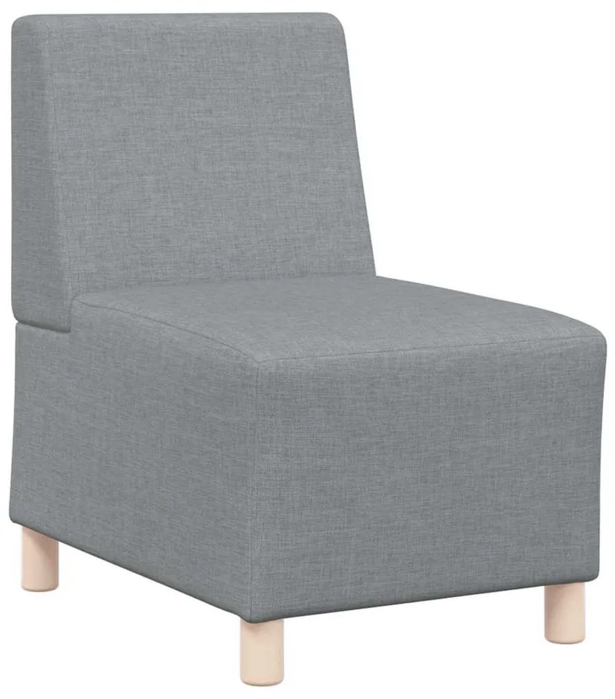 Karfa Nélküli Modularis Kanapé Egység 3 pcs Világosszürke