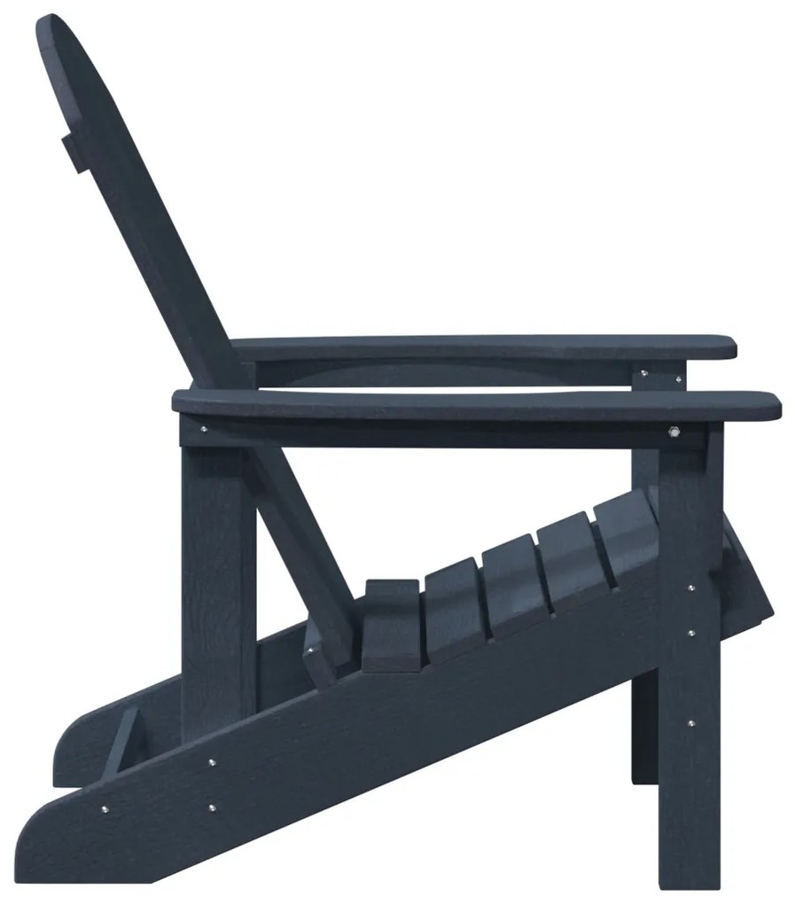 Adirondack szék Tengerészkék 74x82x91 cm HDPE
