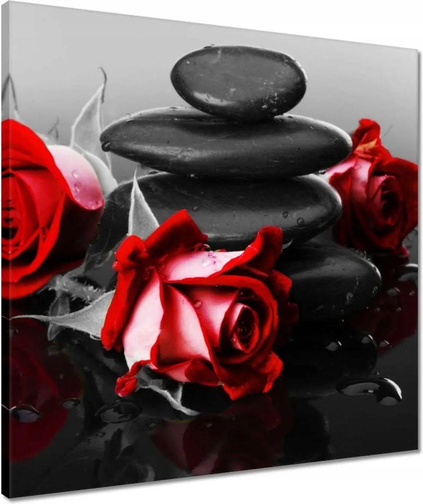 Vászonkép 50x50 Rózsák Neki Valentin napra