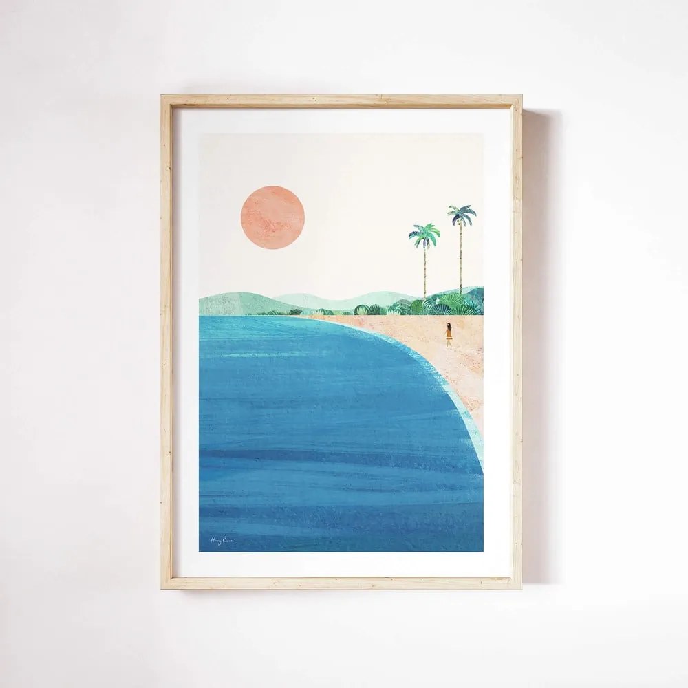 Poszter 30x40 cm Paradise Beach - Travelposter