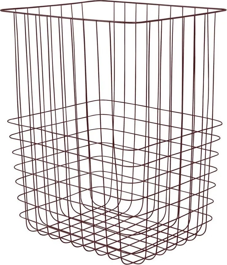 Borvörös fém szennyeskosár 64 l Store-It – Mette Ditmer Denmark