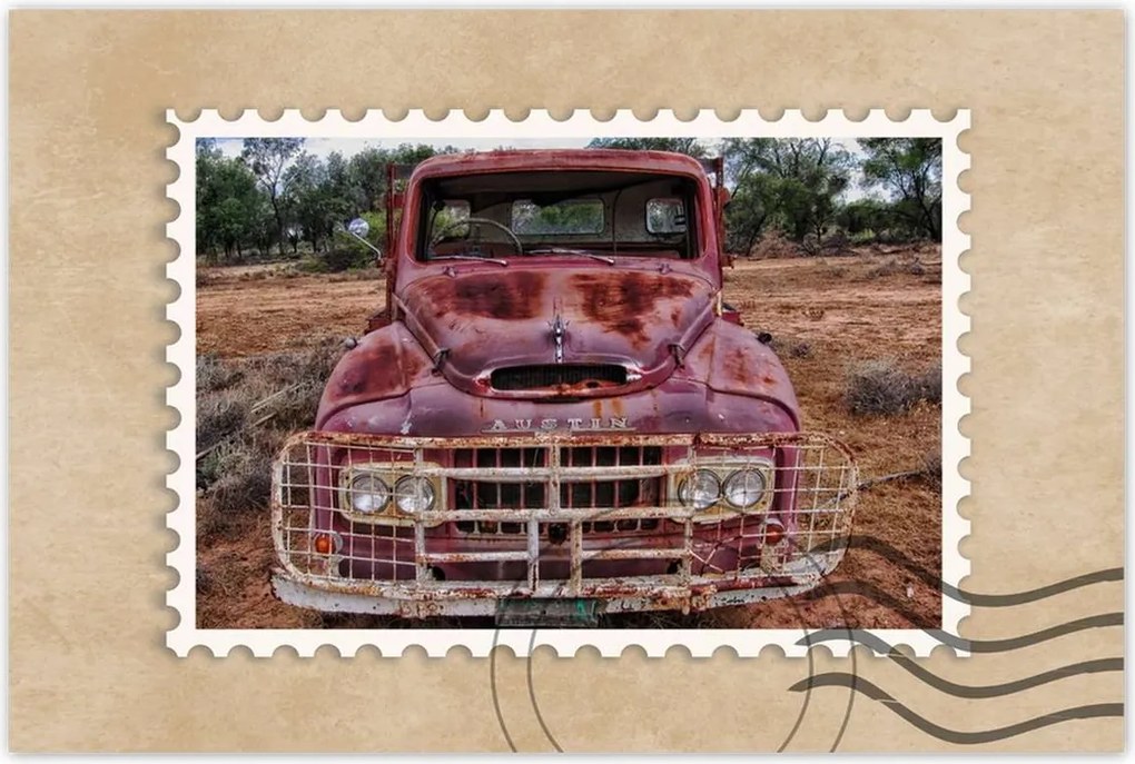 Poszterek 90x60 Veterán országúti Austin