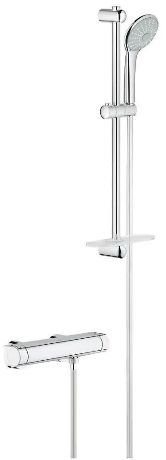 GROHE 34195001 - GROHTHERM 2000 termosztátos csaptelep EUPHORIA 110 szettel, króm