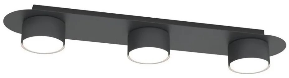 Mennyezeti lámpa DIAZ 3xGX53/12W/230V fekete