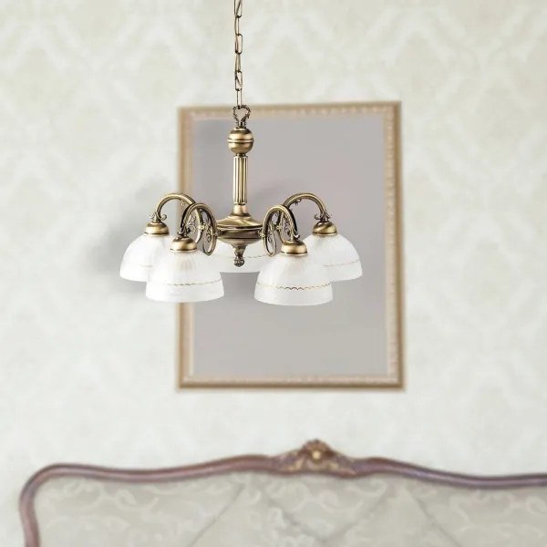 Rabalux 8815 - Csillár láncon FLOSSI 5xE27/40W/230V