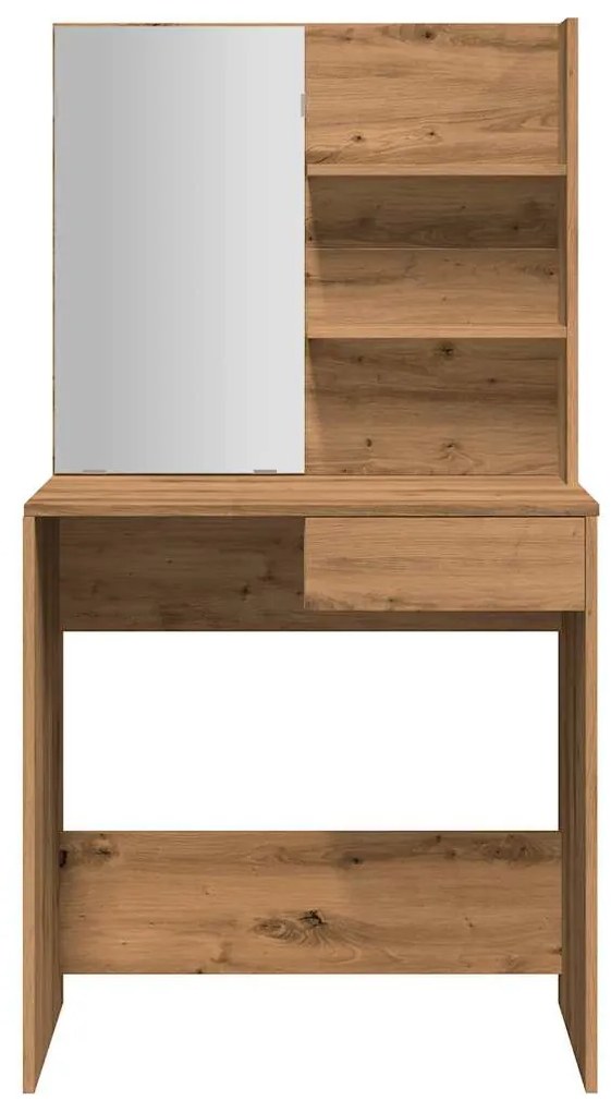 fésülködőasztal tükörrel Artisan Oak 74,5x40x141 cm