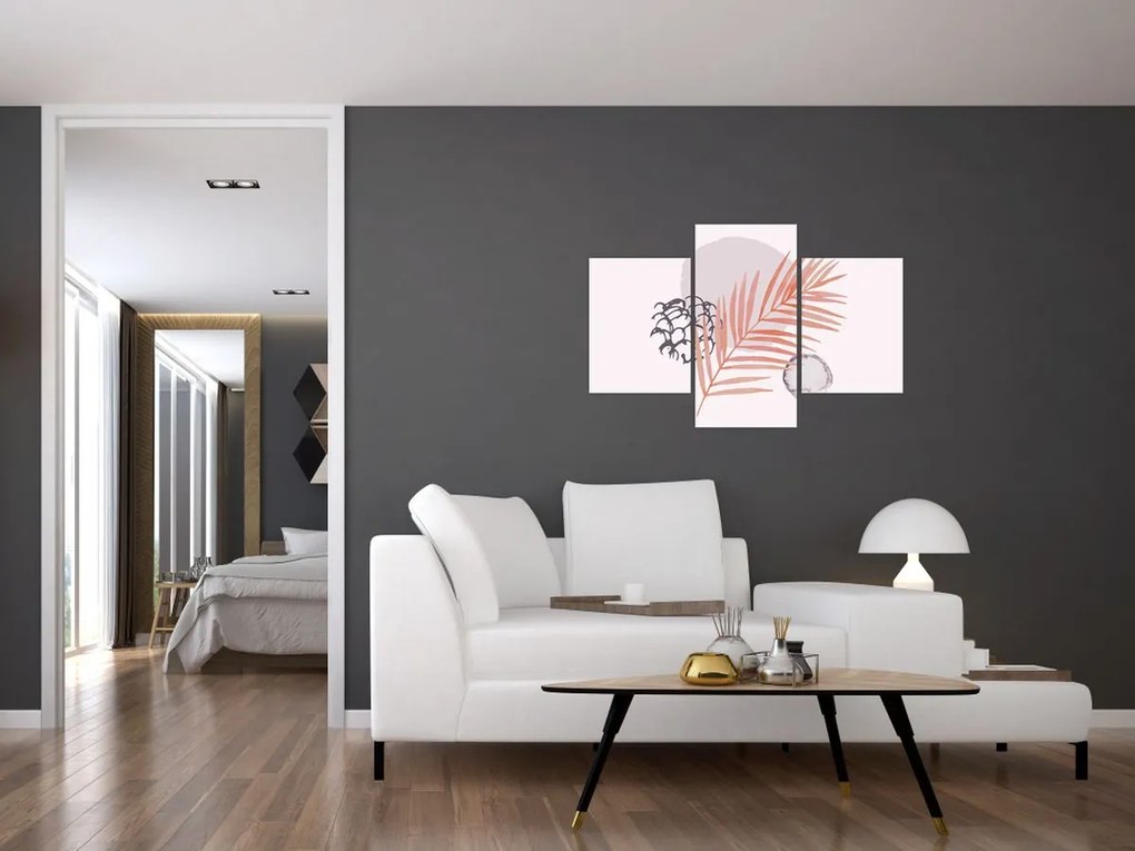 Kép - Lila minimalizmus N⁰3 (90x60 cm)