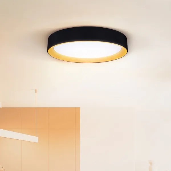 Brilagi-LED Dimmelhető lámpa LARIOS LED/48W/230V 3000-6500K ø 39 cm fekete + távirányító