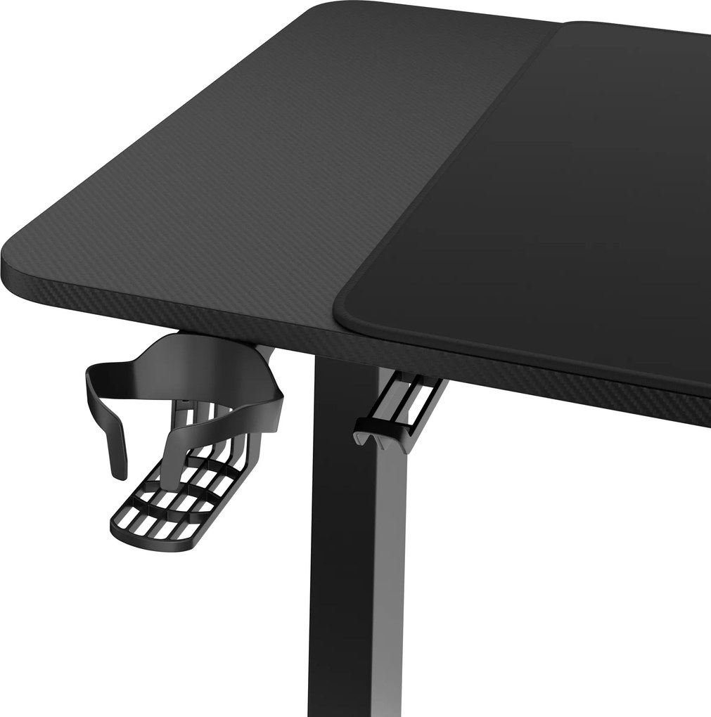Elektromosan magasságban állítható íróasztal 110 cm fekete: Diablo X-Tensio 1100