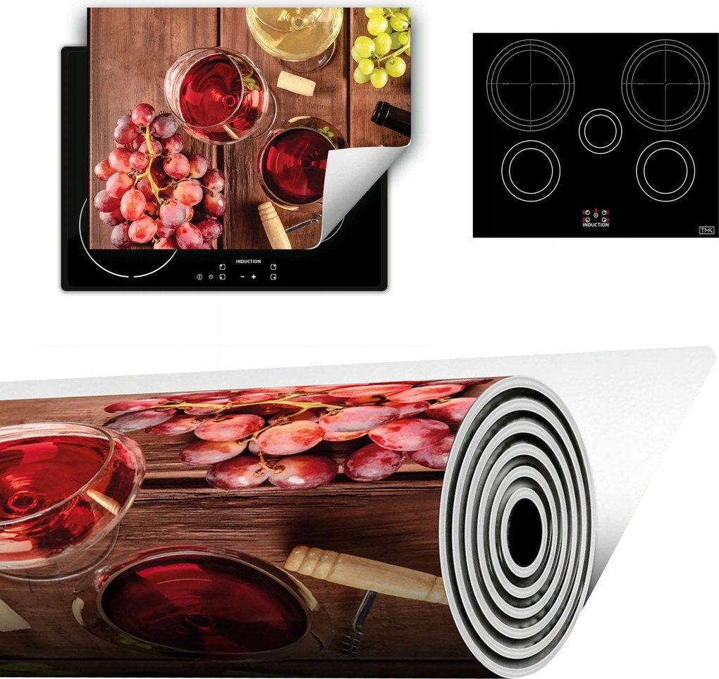 Vinyl Szőnyeg A Konyhába Több Hely 70x52 bor fa