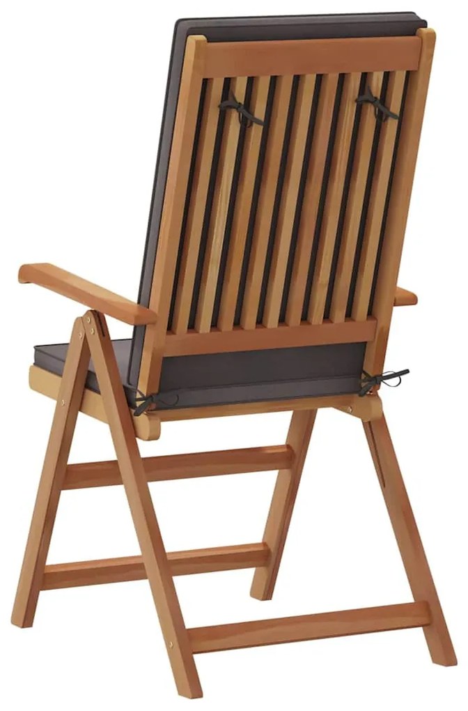 Kerti Szék párnával 6 pcs Barna 57 x 71.5 x 104cm Tömör tíkfa