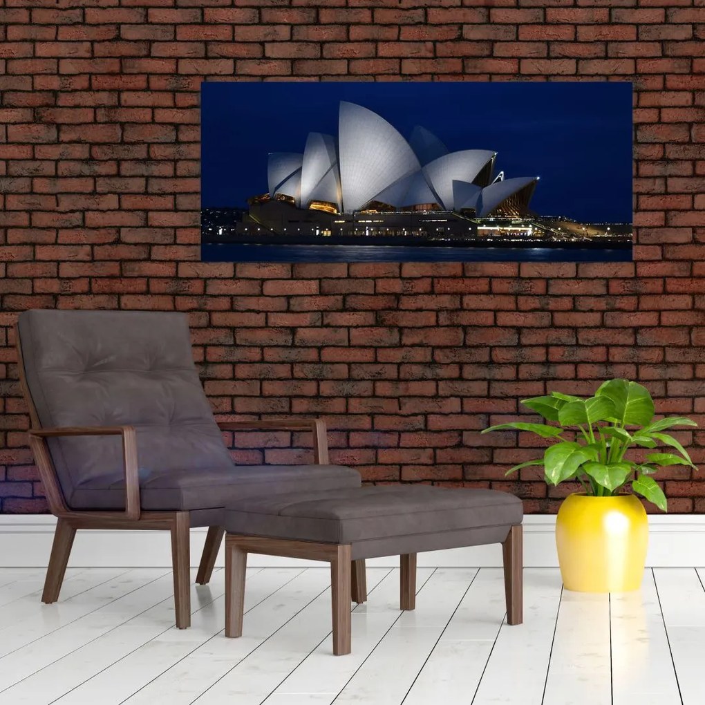 Sydney éjszakai kép (120x50 cm)