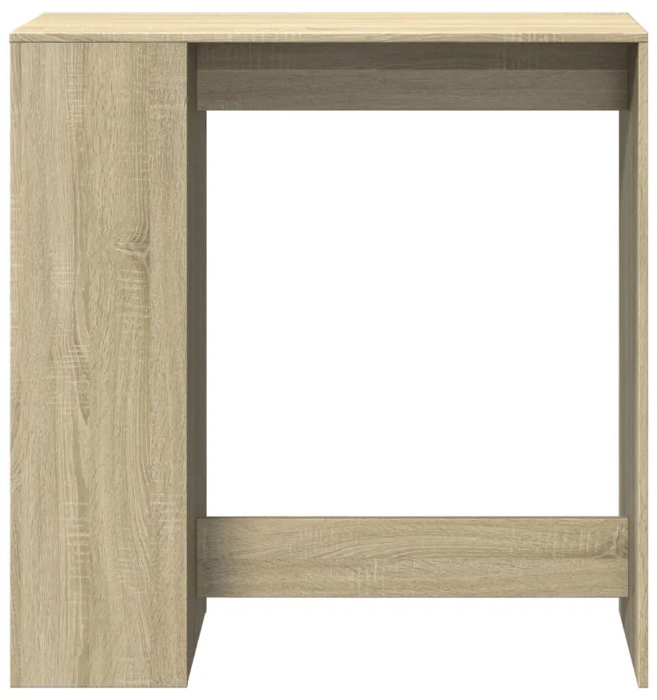 sonoma tölgy szerelt fa bárasztal tárolókkal 101x40x103,5 cm