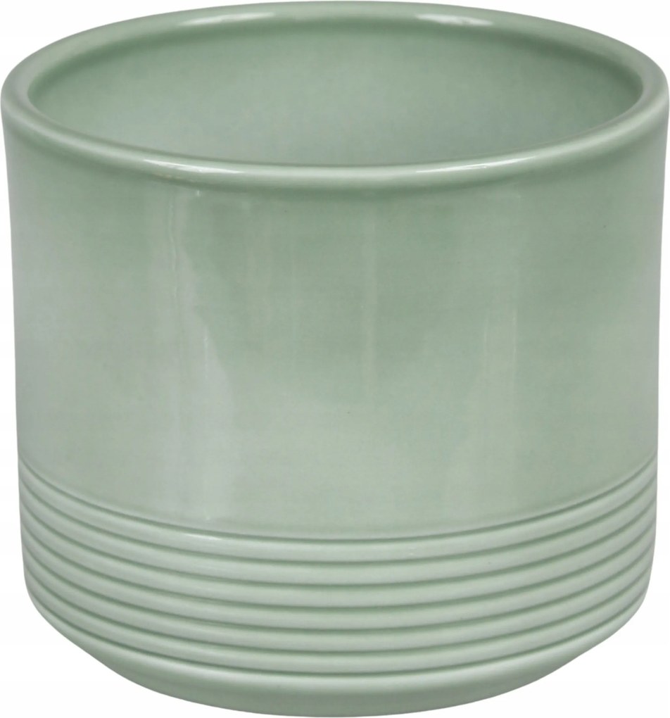 Kerámia kaspó zöld Cermax 16,8 cm x 16,8 x 14,5 cm