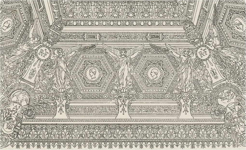 Design fotótapéta falra Flizelin klasszikus dísz 416x254