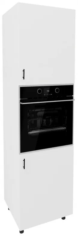 Benita 2 ajtós Magas konyhaszekrény Fehér 60x57x210 cm N