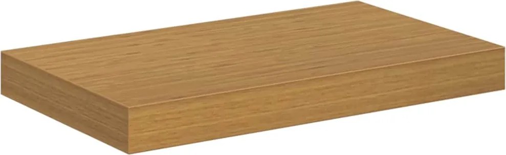 vidaXL Falpolc Falra szerelhető Bézs 40 x 23,5 x 4 cm Faanyag