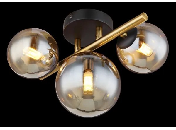 Globo 56135-3W - LED Felületre szerelhető csillár RIHA 3xG9/3,5W/230V réz