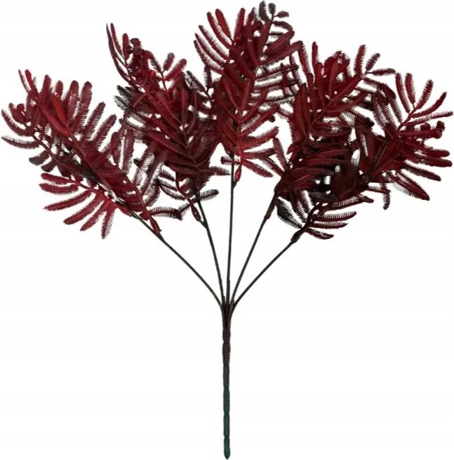 Műanyag csokor 38 cm piros levelek Kiegészítők