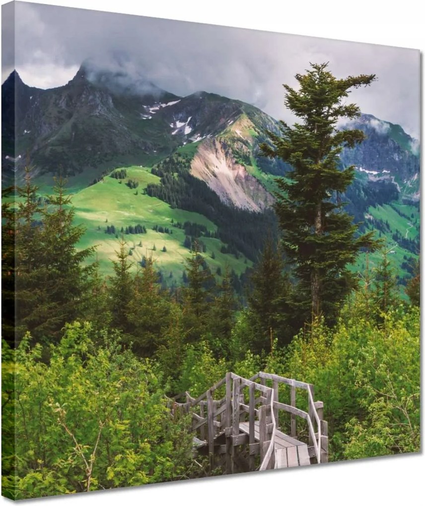 Festmények 30x30 Híd Építészet Tájkép